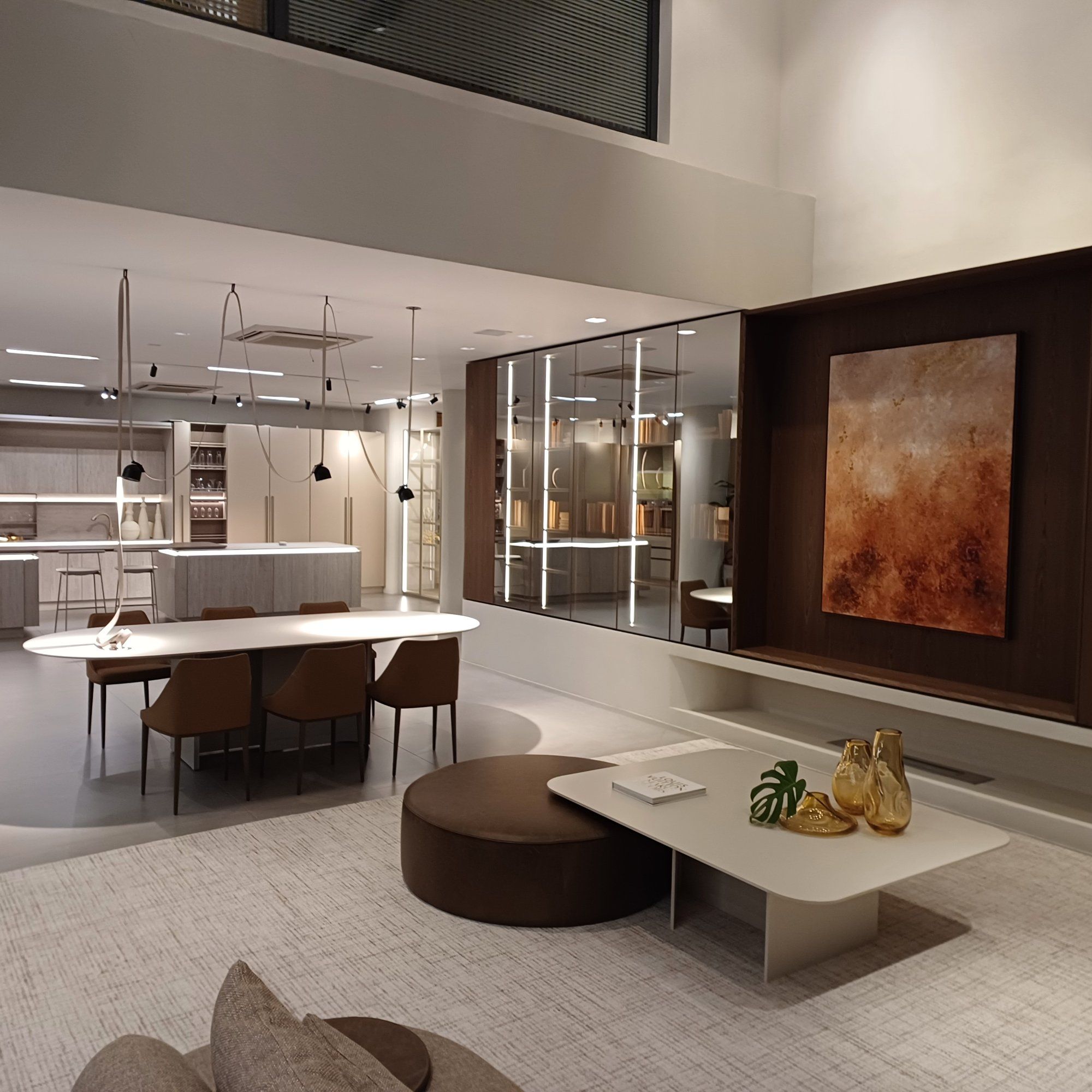Ambiente integrado com sala e cozinha