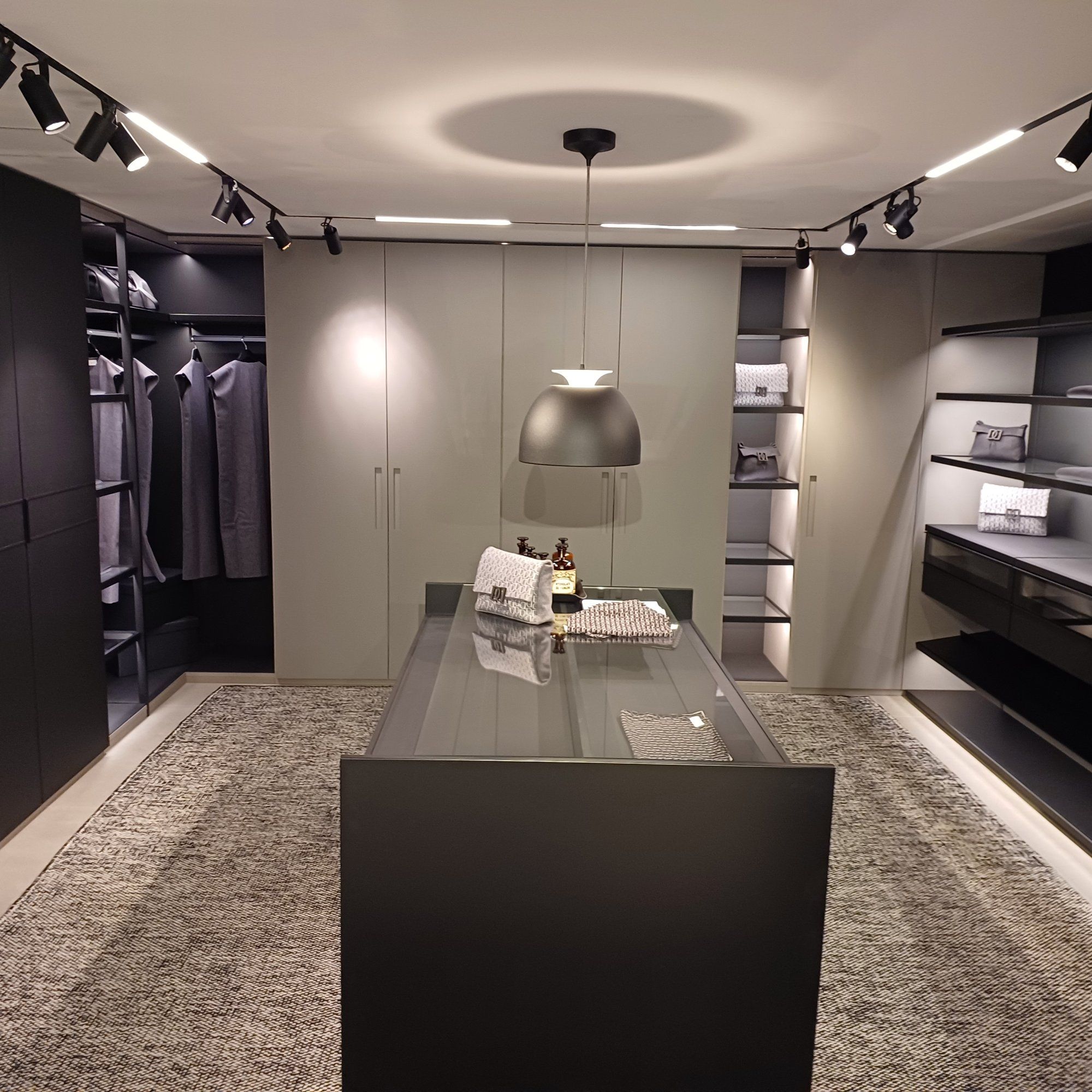 Closet com ilha central