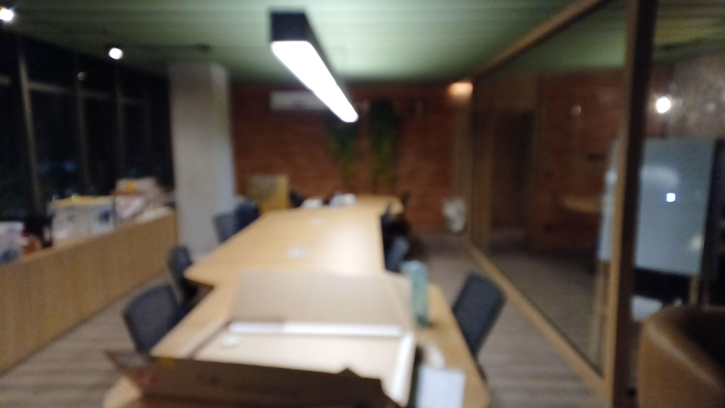 Mesa de trabalho compartilhada