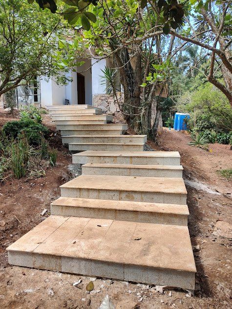Escadaria em pedra