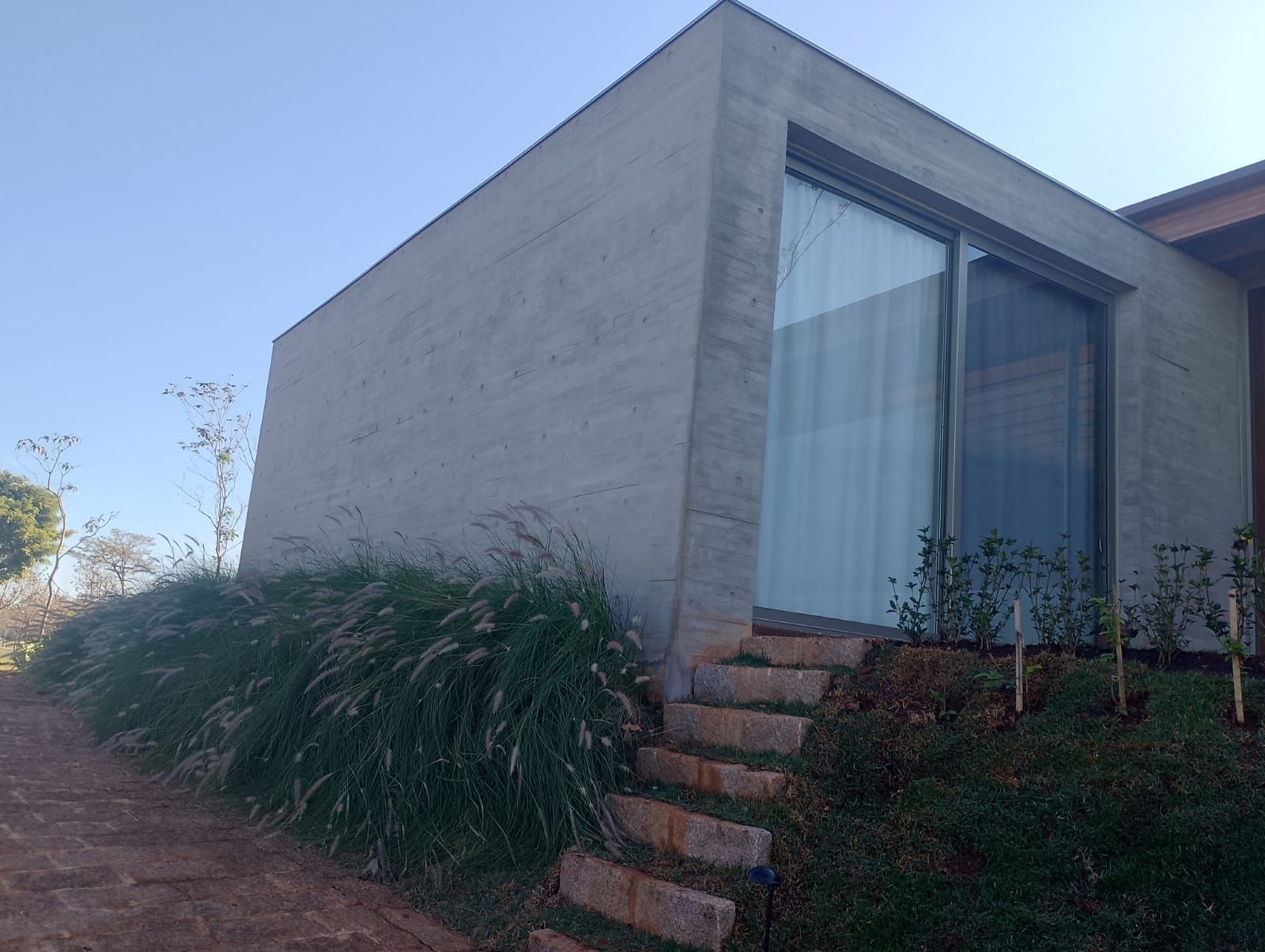 Volume em concreto aparente